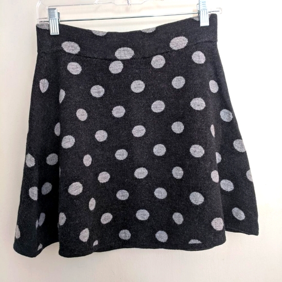 Krimson Klover Small Polka Dot Wool Skirt - Picture 2 of 5
